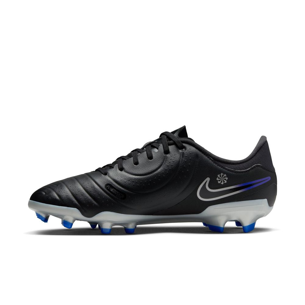 Nike Legend 10 Academy FG Football Boots - Black/Chrome/Hyper Royal