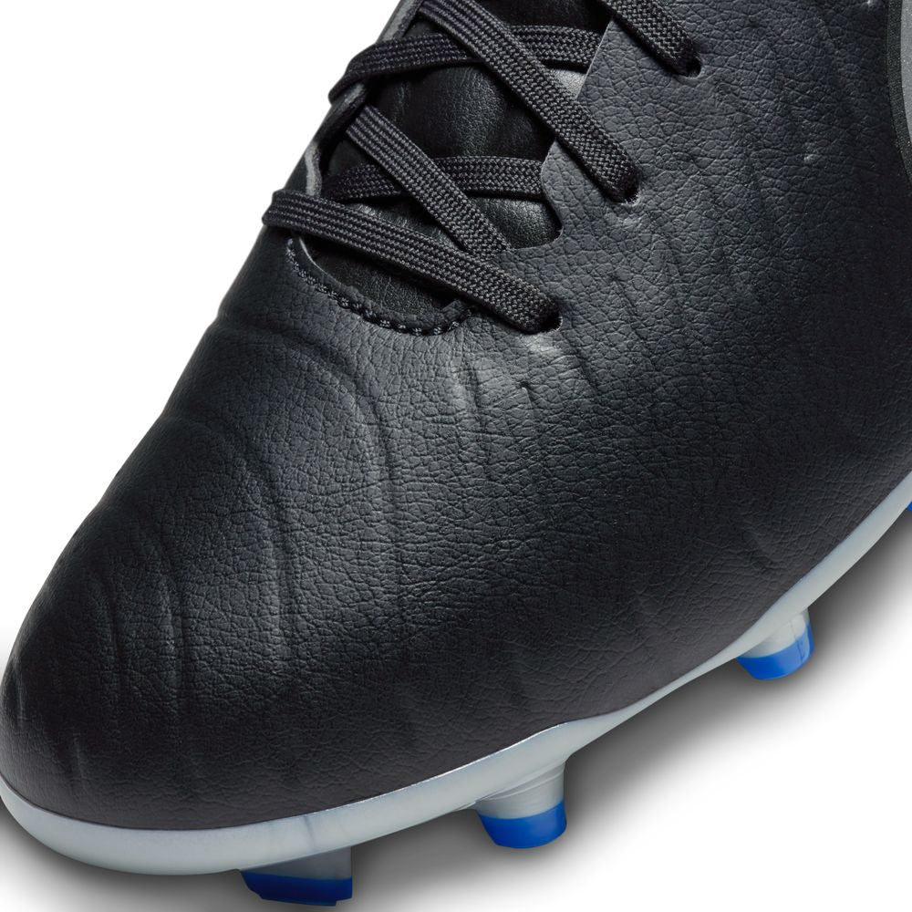 Nike Legend 10 Academy FG Football Boots - Black/Chrome/Hyper Royal