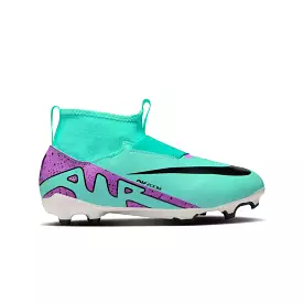 Nike Mercurial Superfly 9 Academy FG/MG Junior Football Boots Hyper Turquoise Black Fuschia Dream