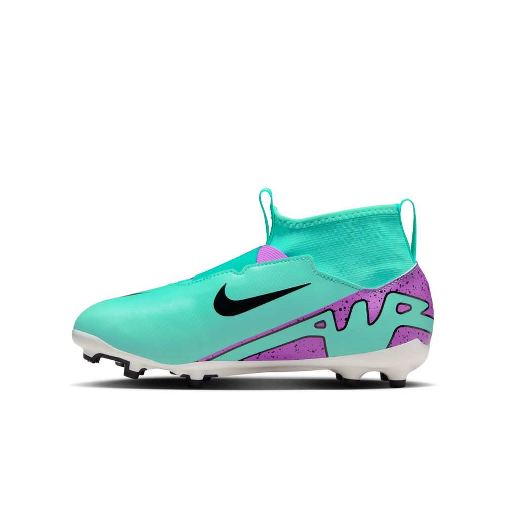 Nike Mercurial Superfly 9 Academy FG/MG Junior Football Boots Hyper Turquoise Black Fuschia Dream