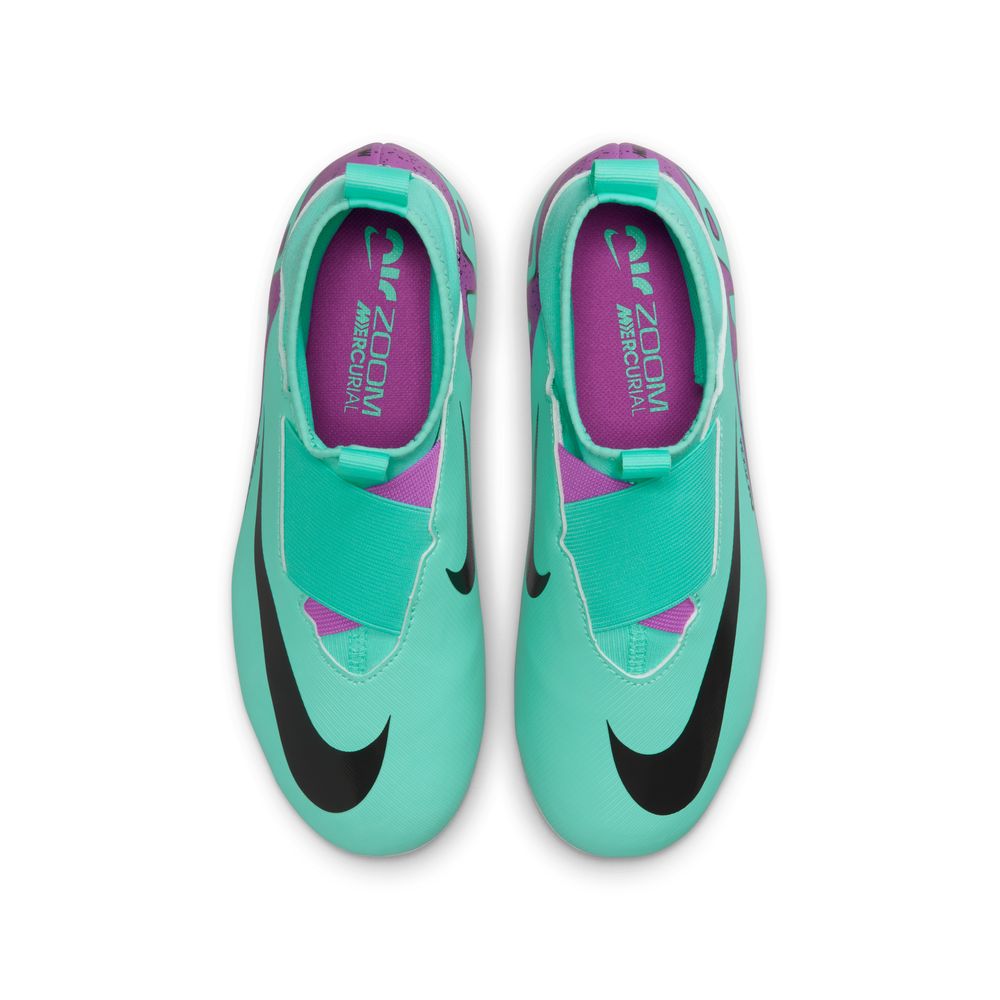 Nike Mercurial Superfly 9 Academy FG/MG Junior Football Boots Hyper Turquoise Black Fuschia Dream