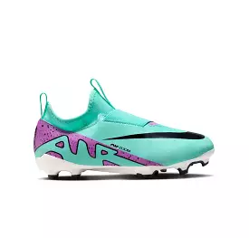 Nike Mercurial Zoom Vapor 15 Academy FG/MG Junior Football Boots Hyper Turquoise Fuschia Dream