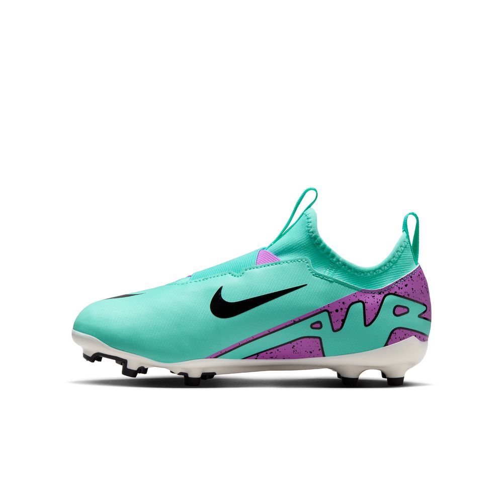 Nike Mercurial Zoom Vapor 15 Academy FG/MG Junior Football Boots Hyper Turquoise Fuschia Dream