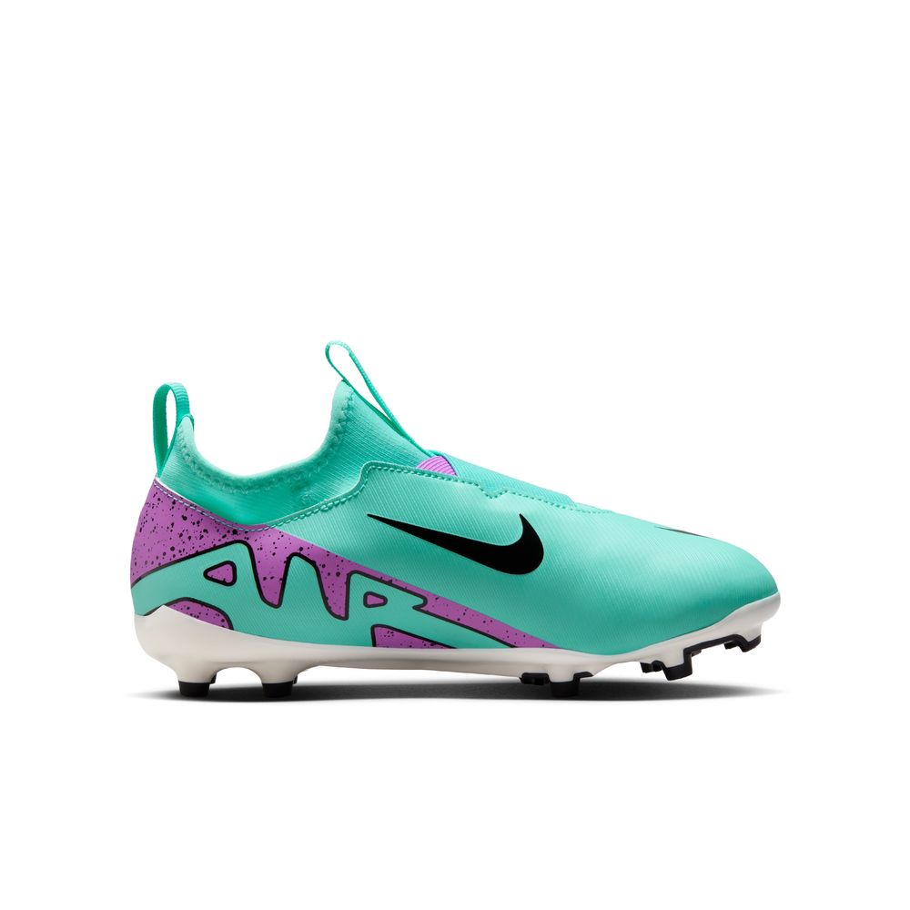 Nike Mercurial Zoom Vapor 15 Academy FG/MG Junior Football Boots Hyper Turquoise Fuschia Dream