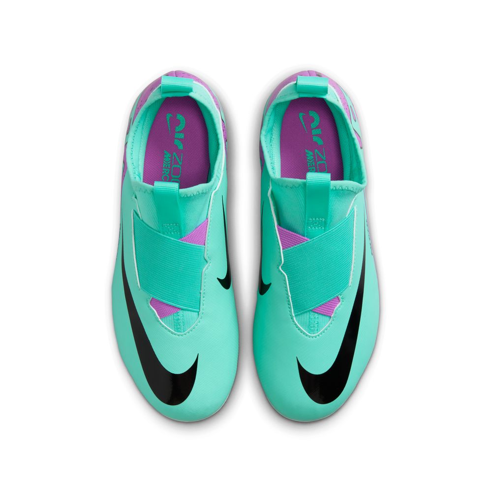 Nike Mercurial Zoom Vapor 15 Academy FG/MG Junior Football Boots Hyper Turquoise Fuschia Dream