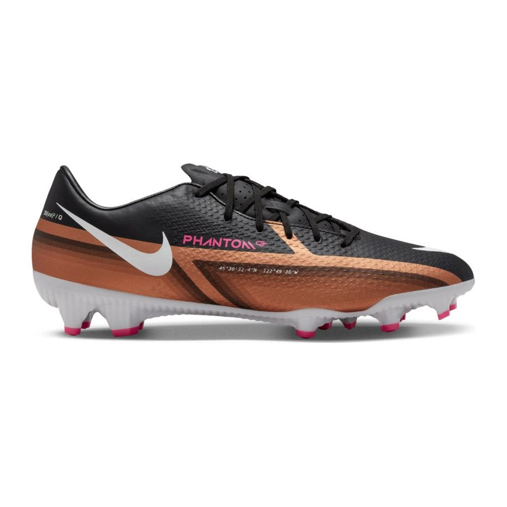 Nike Phantom GT2 Academy FG/MG Soccer Cleats (Metallic Copper/White/Black)