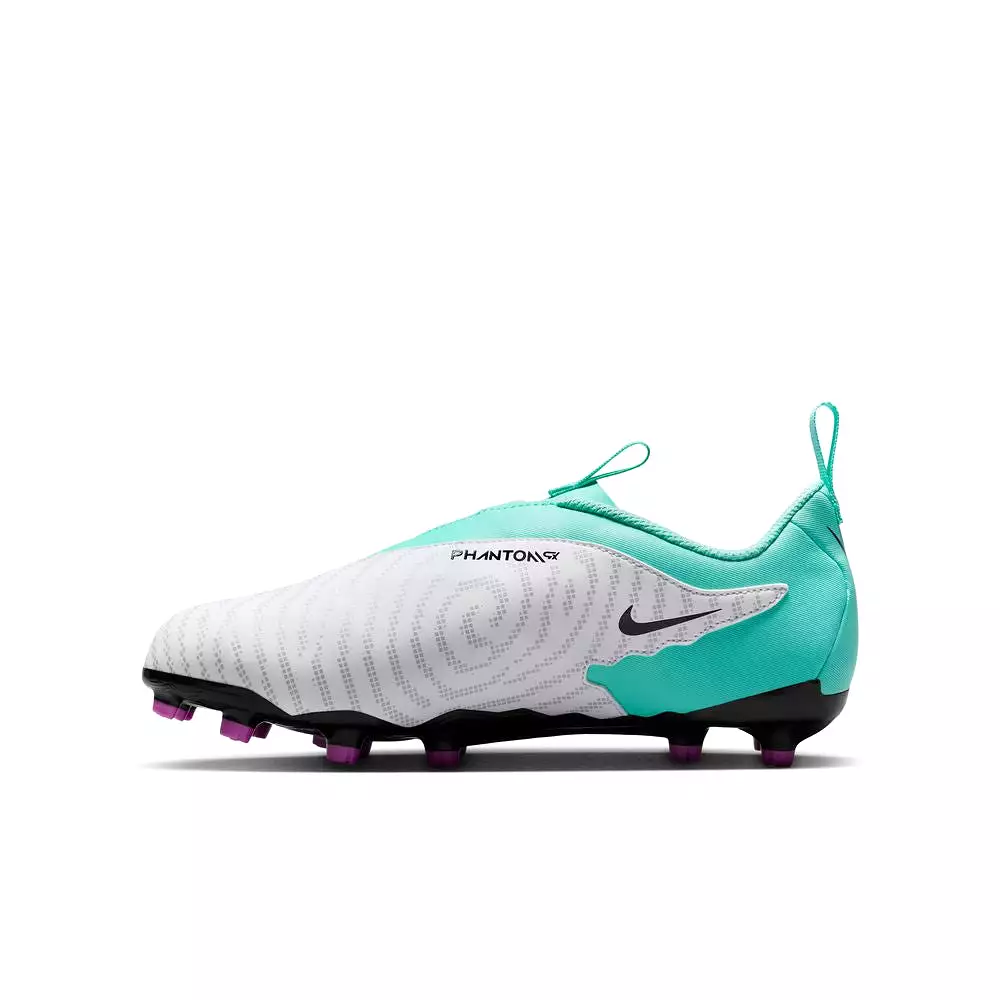 Nike Phantom GX Academy FG MG Jr Football Boots Hyper Turquoise Black Fuchsia Dream.