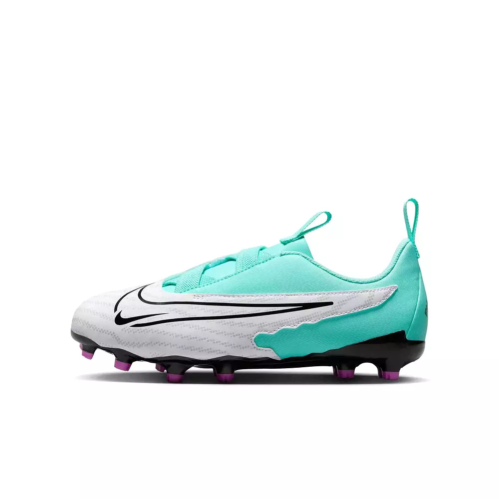 Nike Phantom GX Academy FG MG Jr Football Boots Hyper Turquoise Black Fuchsia Dream.