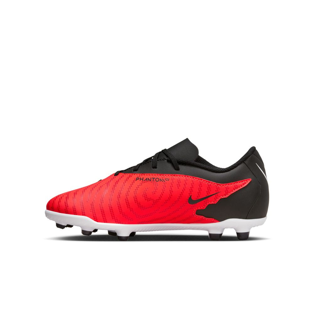 Nike Phantom GX Club FG Junior Football Boots - Bright Crimson/Black/White