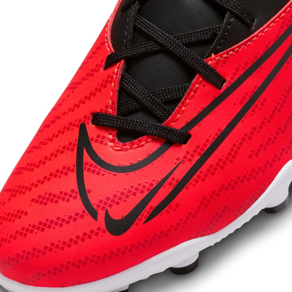 Nike Phantom GX Club FG Junior Football Boots - Bright Crimson/Black/White