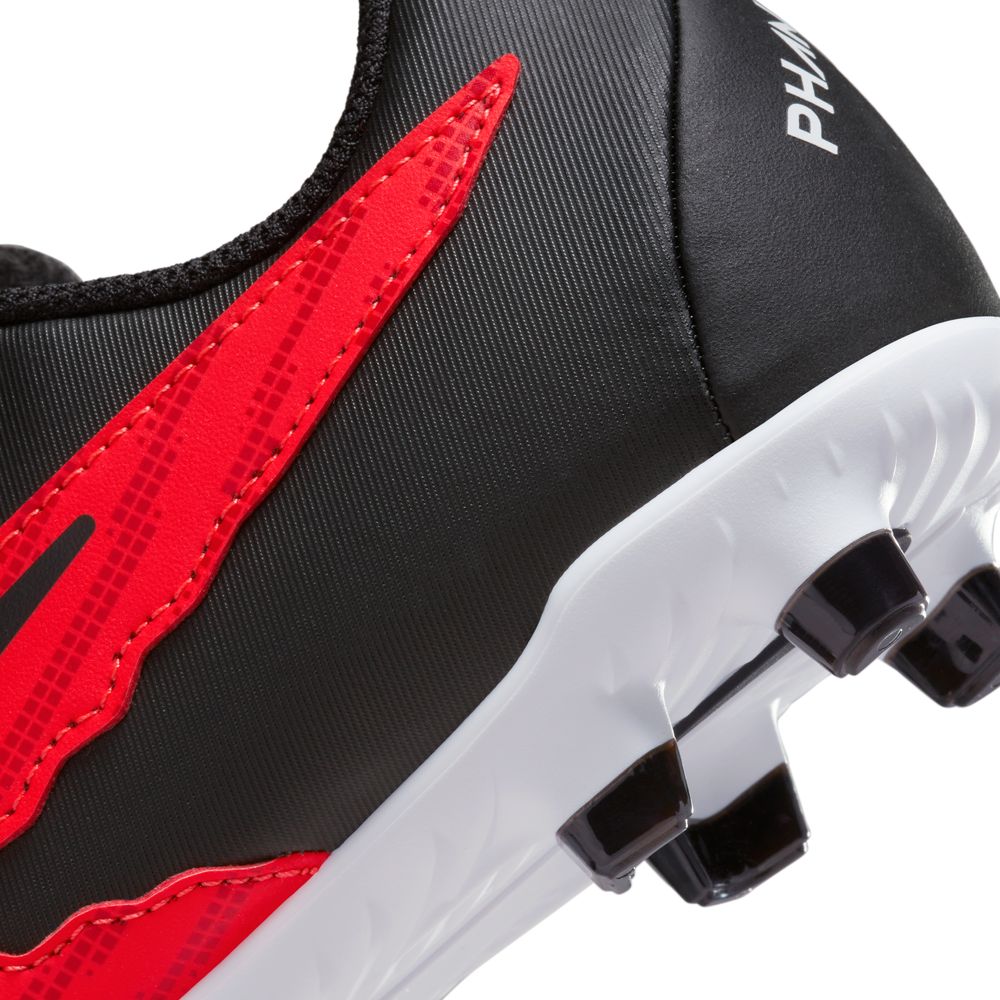 Nike Phantom GX Club FG Junior Football Boots - Bright Crimson/Black/White