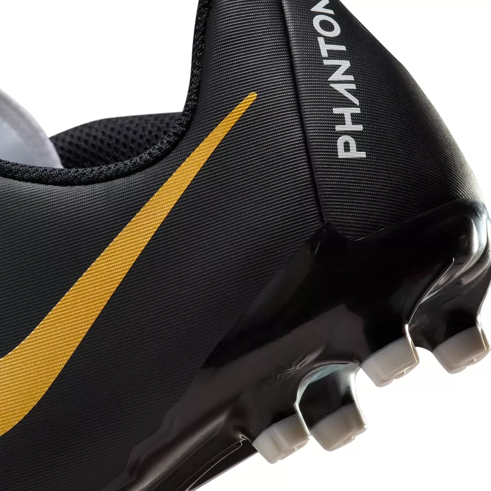 Nike Phantom GX2 Academy FG Junior Football Boots (White/Black/Metallic Gold)