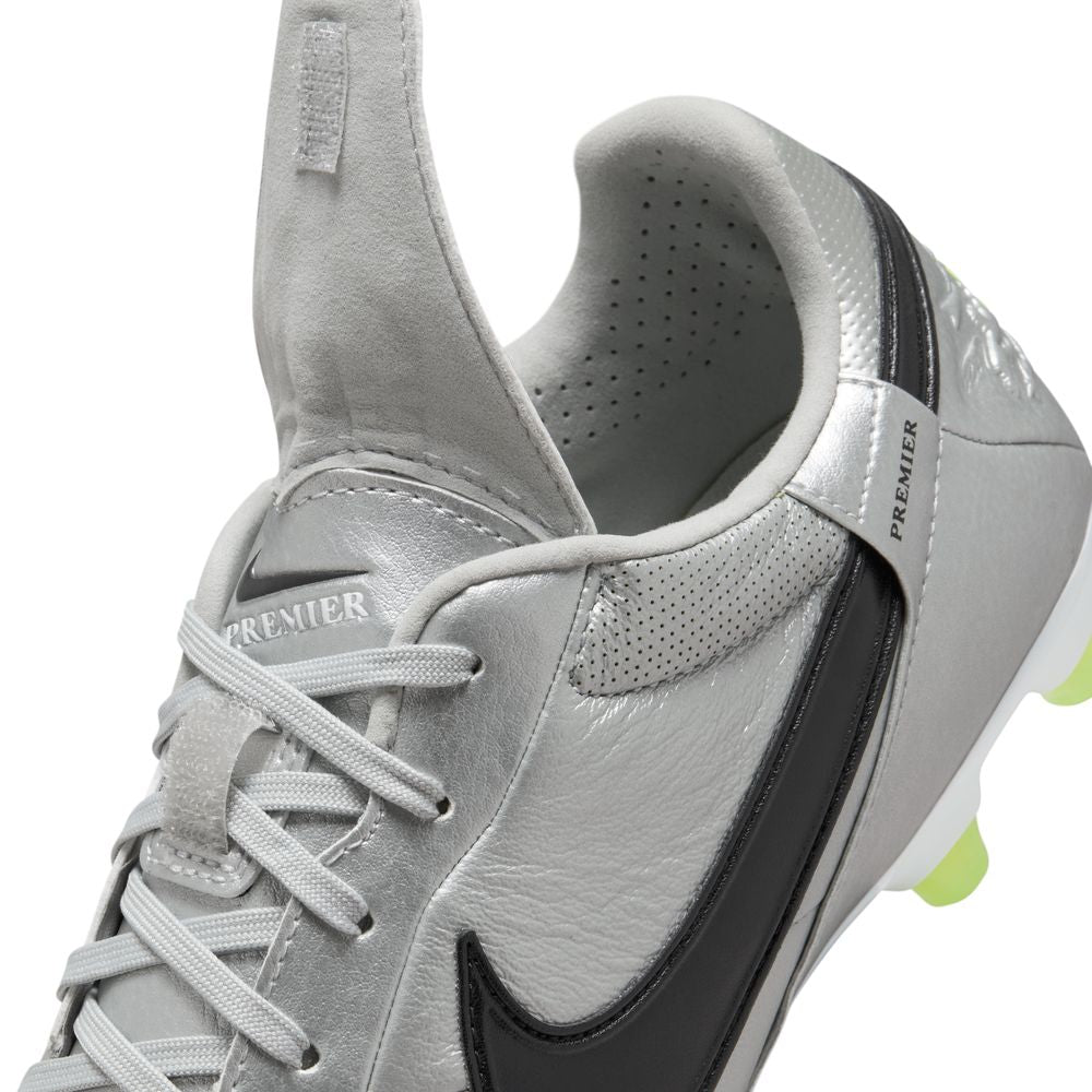 Nike Premier 3 FG Football Boots - Metallic Silver/Black/Volt