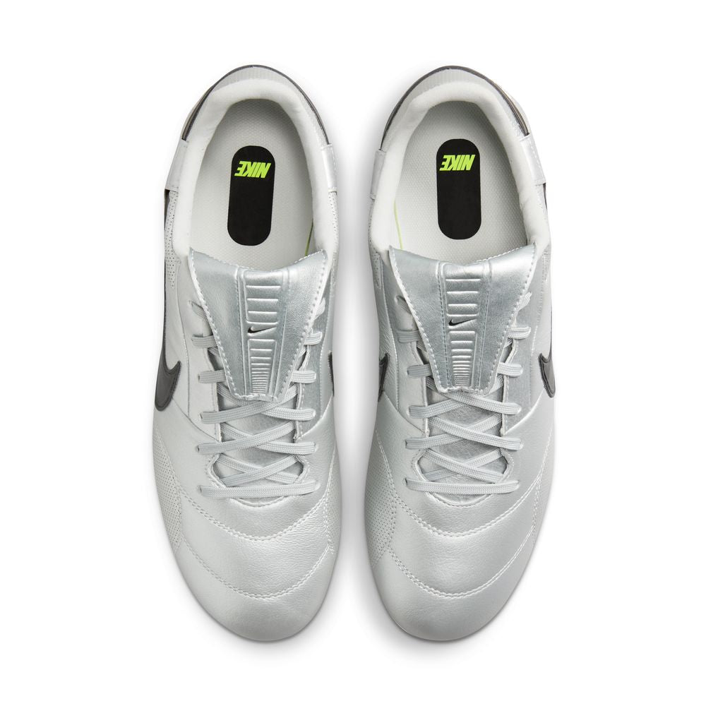 Nike Premier 3 FG Football Boots - Metallic Silver/Black/Volt