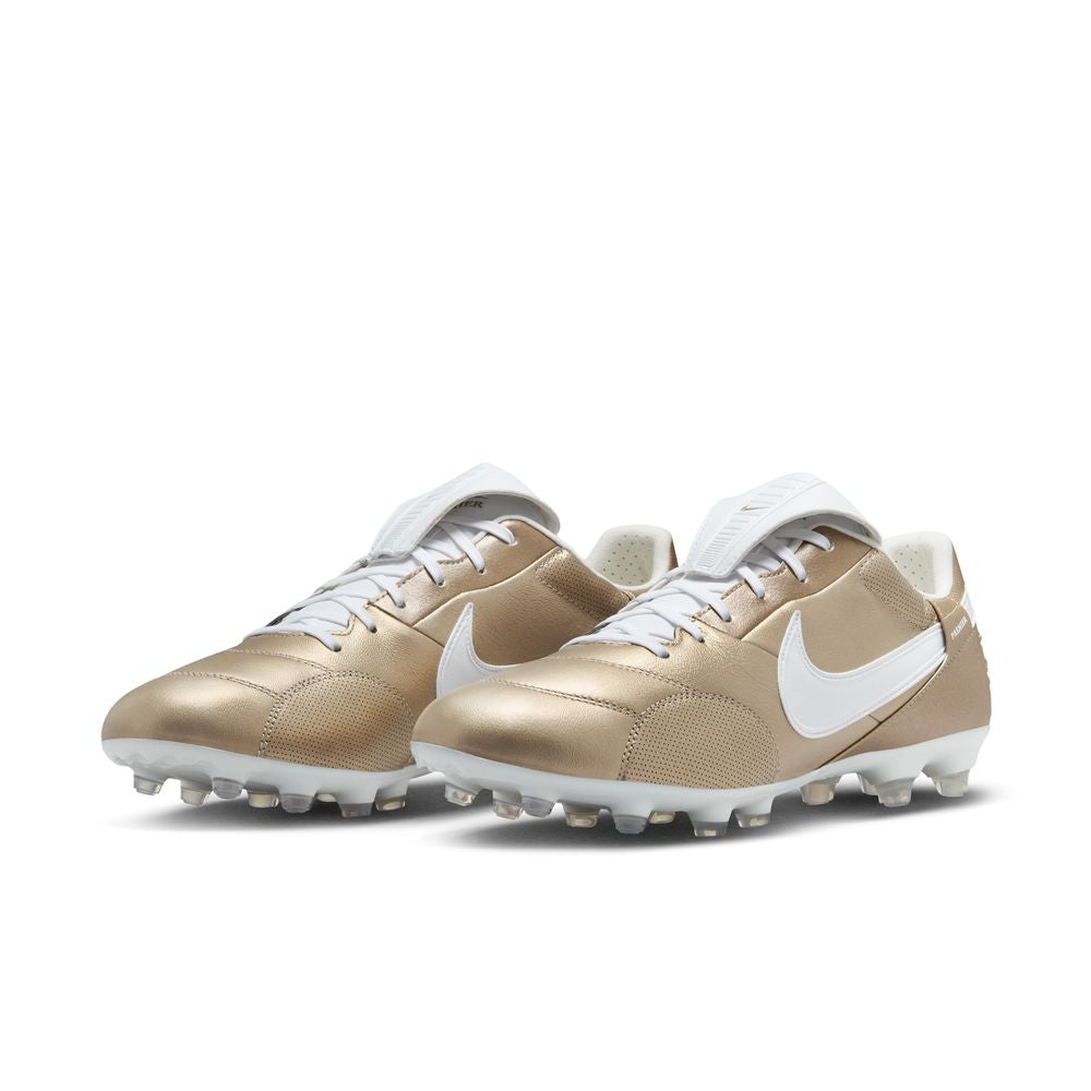 Nike Premier III FG Football Boots Metallic Gold White