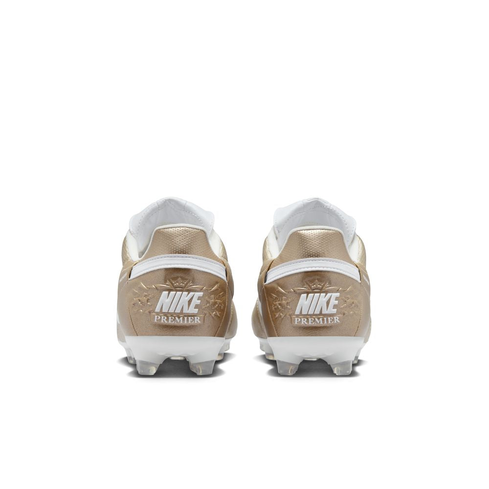 Nike Premier III FG Football Boots Metallic Gold White