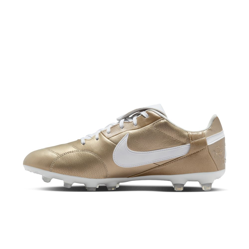 Nike Premier III FG Football Boots Metallic Gold White