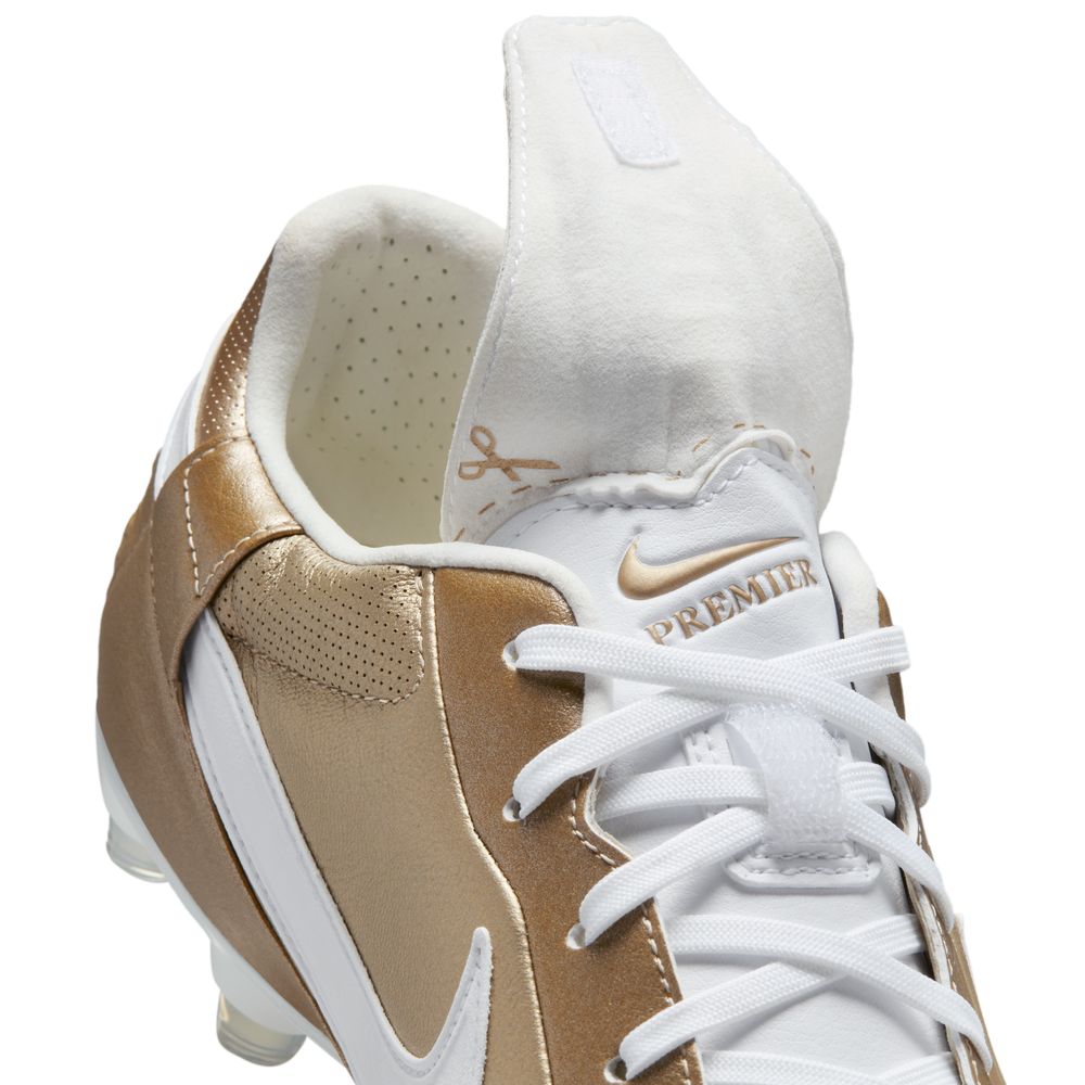 Nike Premier III FG Football Boots Metallic Gold White