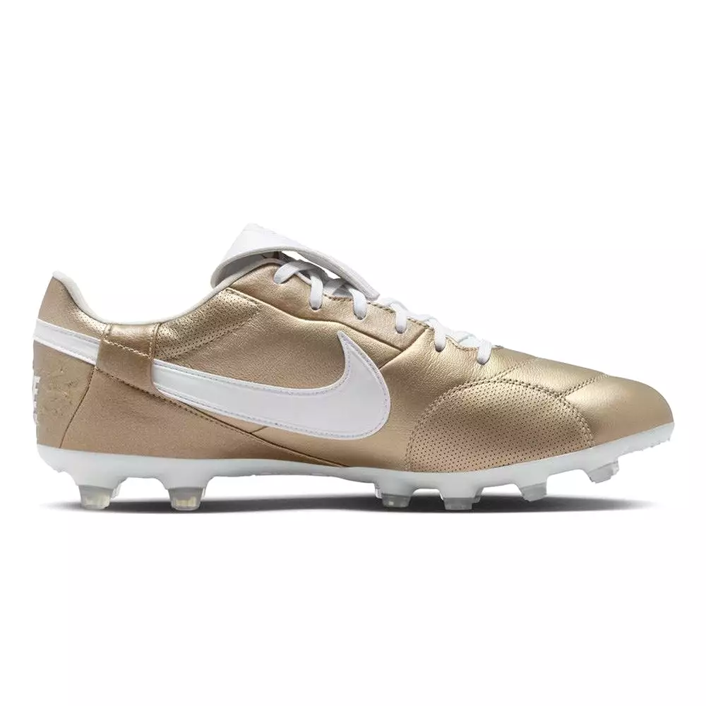 Nike Premier III FG Football Boots Metallic Gold White