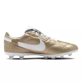 Nike Premier III FG Football Boots Metallic Gold White