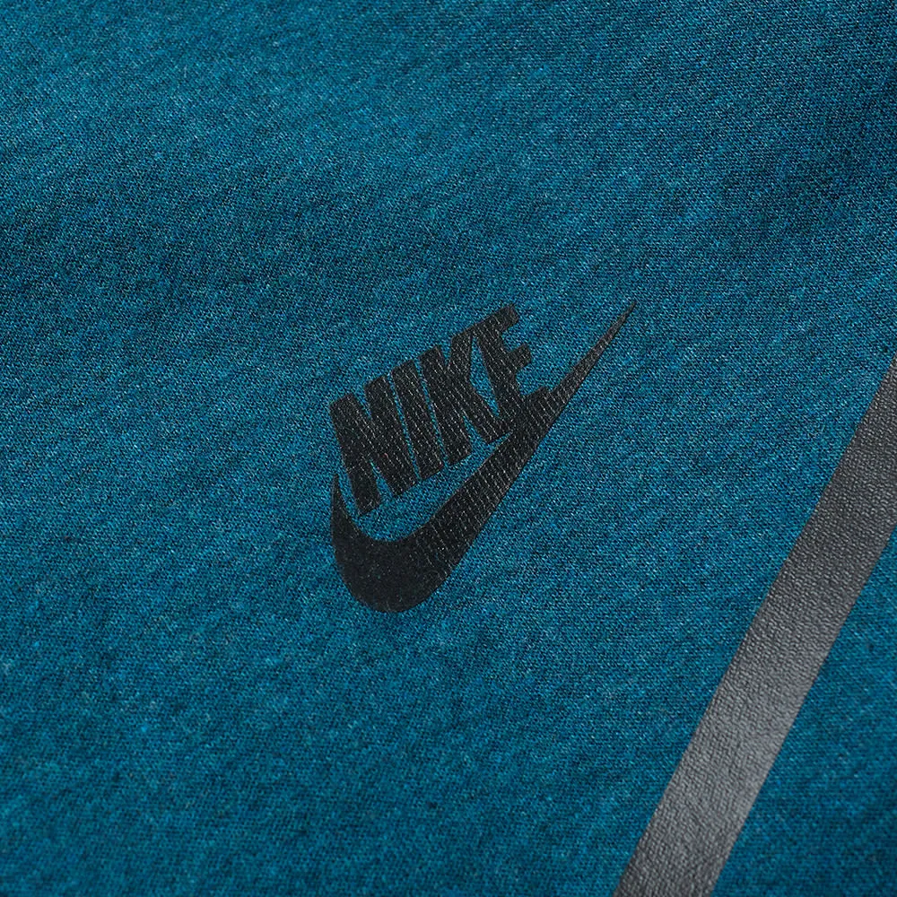 Nike Tech Fleece Windrunner - Midnight Turquoise & Black.