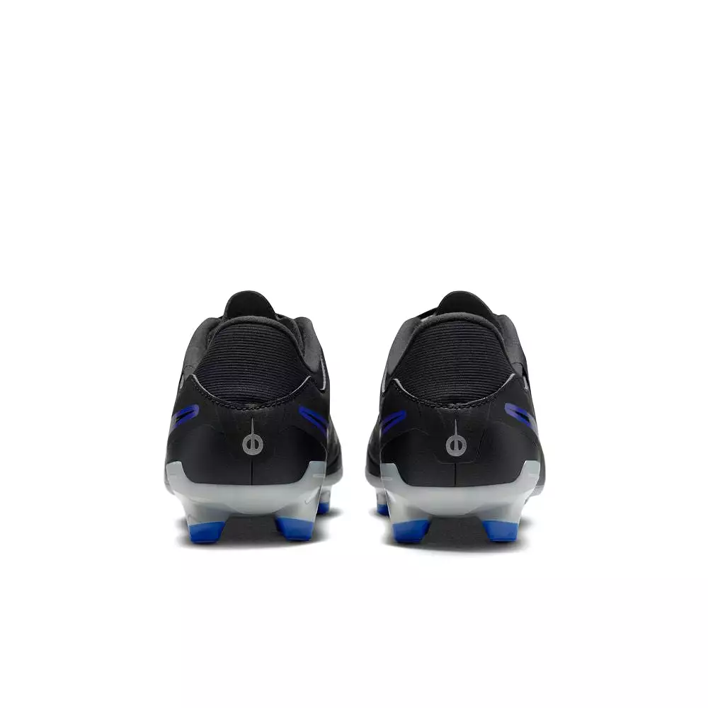 Nike Tiempo Legend 10 Academy FG Soccer Cleats Black Chrome Hyper Royal