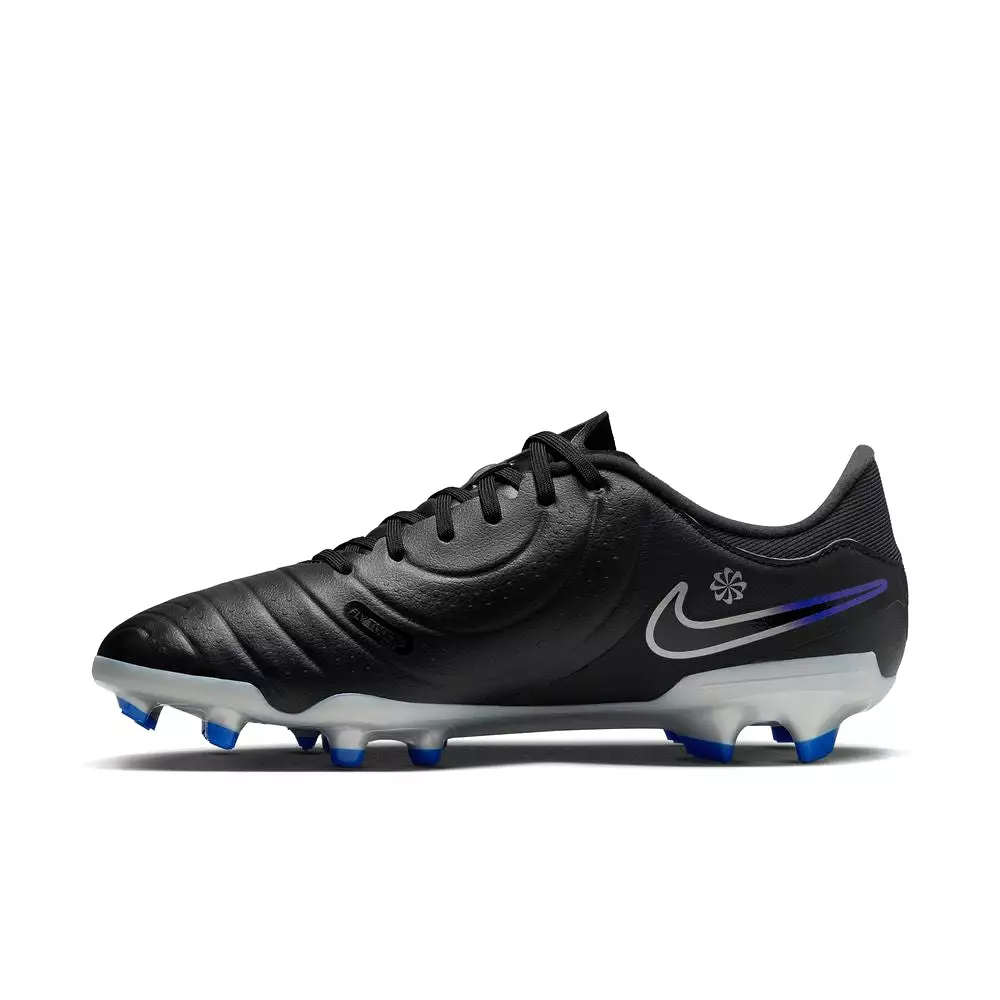 Nike Tiempo Legend 10 Academy FG Soccer Cleats Black Chrome Hyper Royal