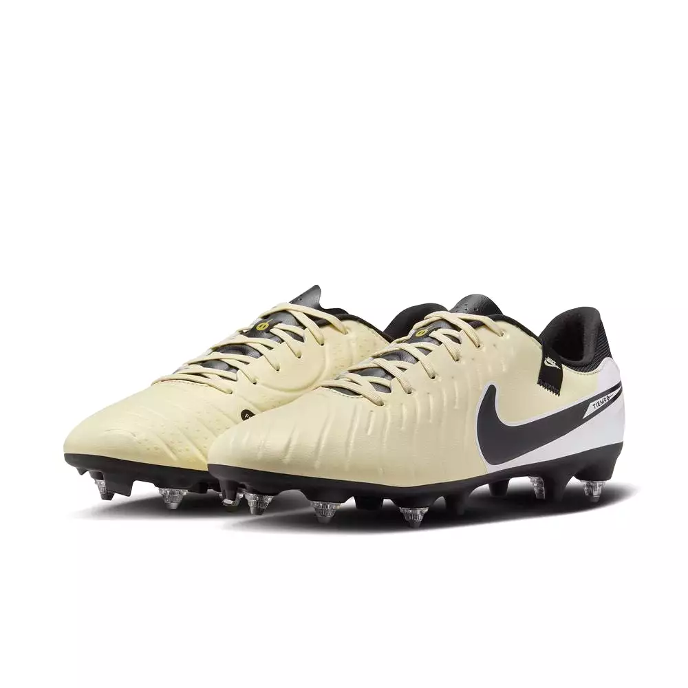 Nike Tiempo Legend 10 Academy SG Pro AC Football Boots, Lemonade/Black.