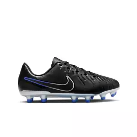 Nike Tiempo Legend 10 Club Junior Football Boots Black Chrome Hyper Royal