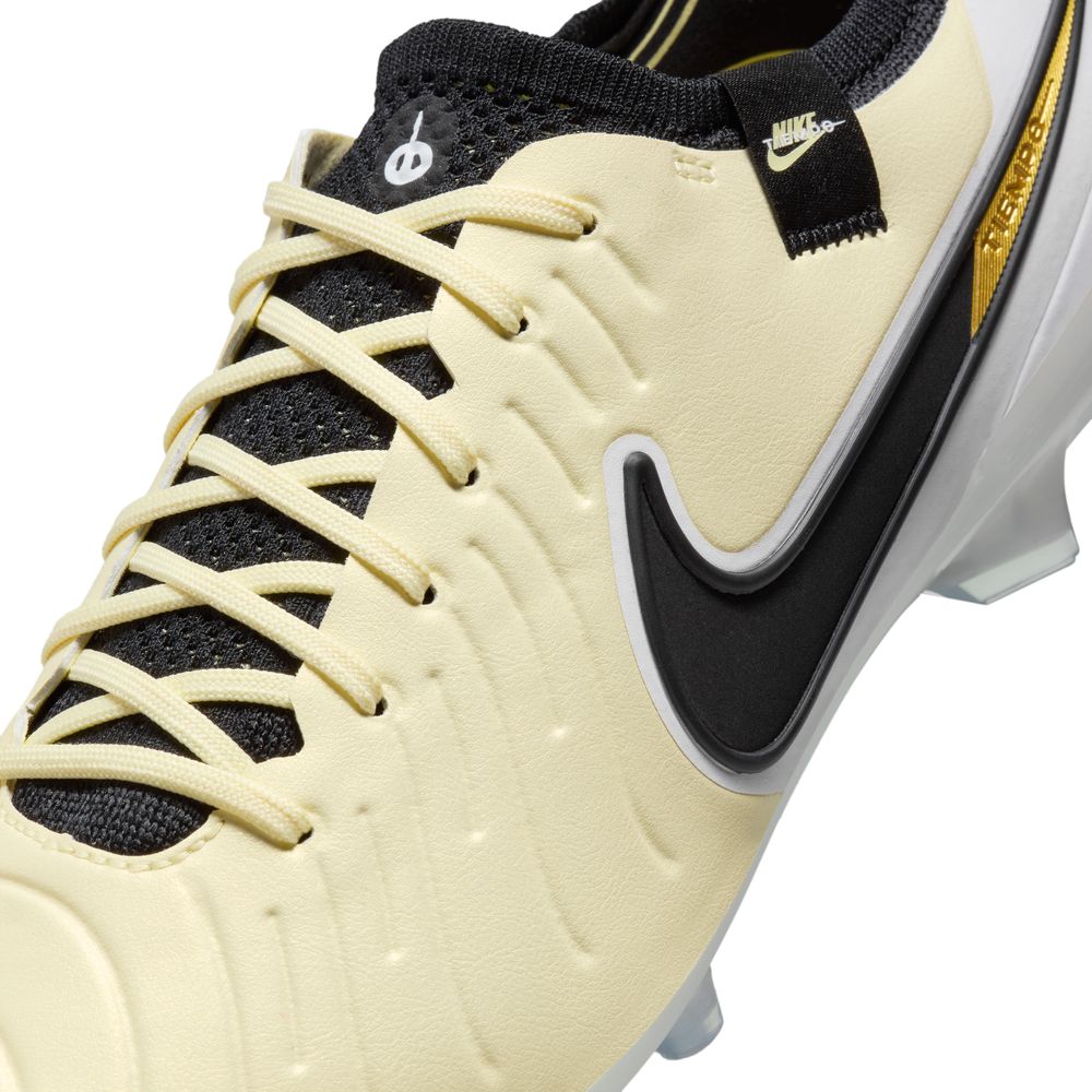 Nike Tiempo Legend 10 Elite FG Lemonade Black Metallic Gold