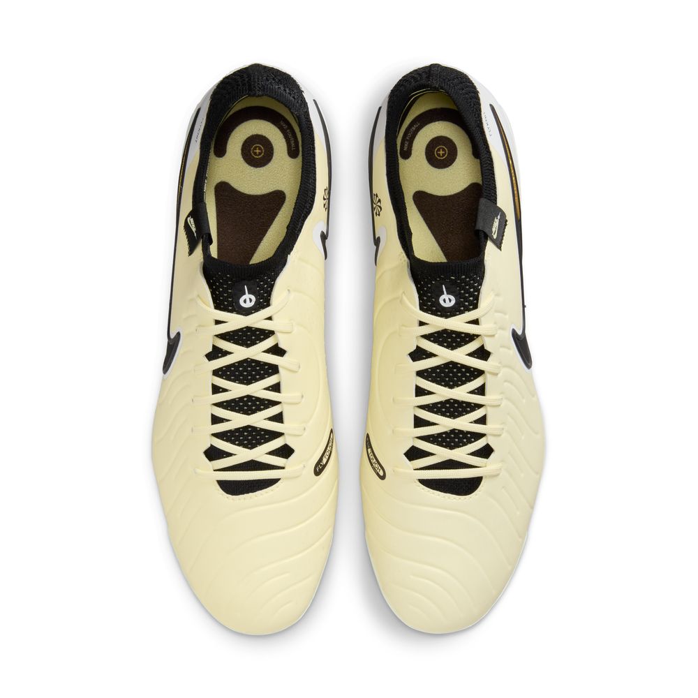 Nike Tiempo Legend 10 Elite FG Lemonade Black Metallic Gold