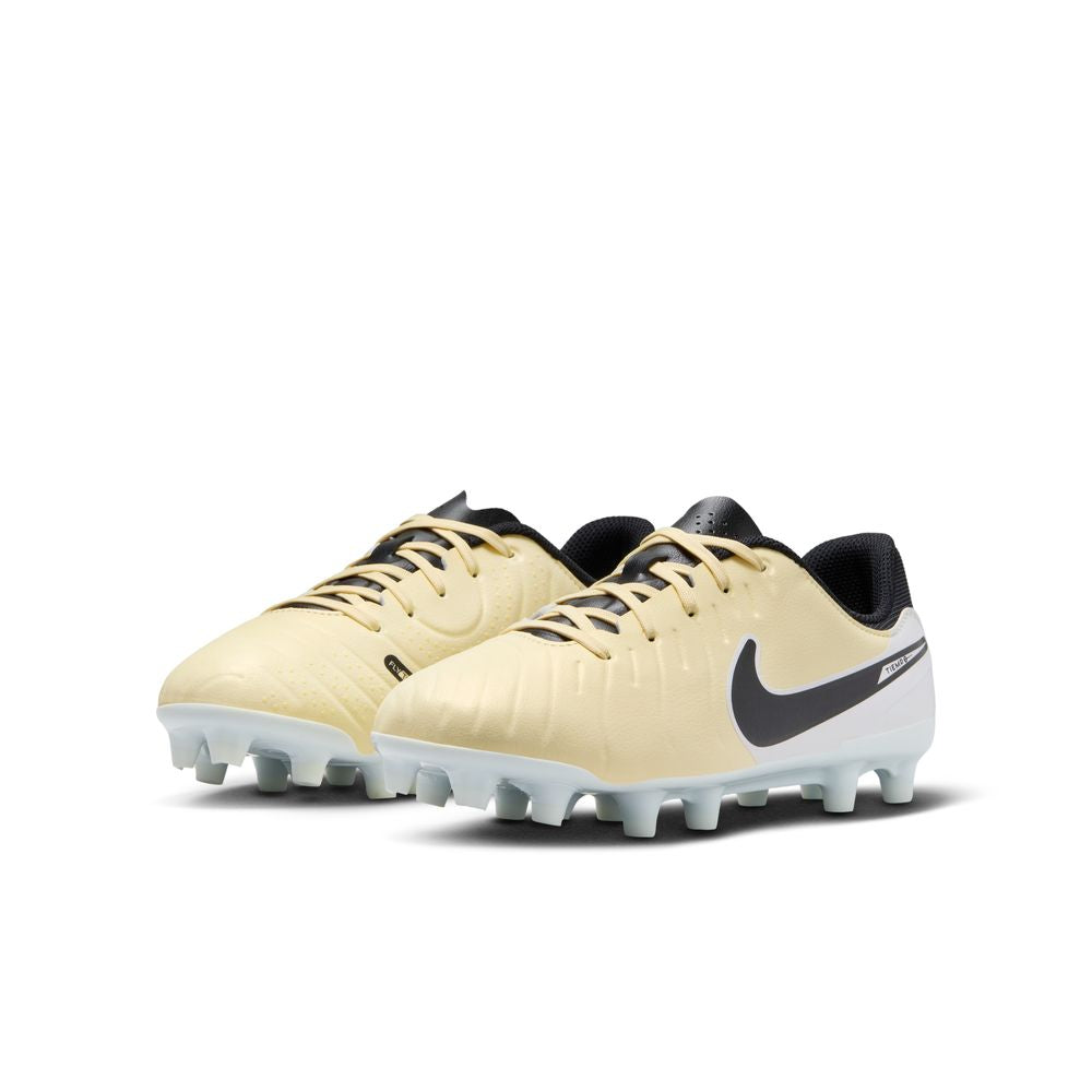 Nike Tiempo Legend Academy 10 FG Junior Football Boots Lemonande Black Metallic Gold