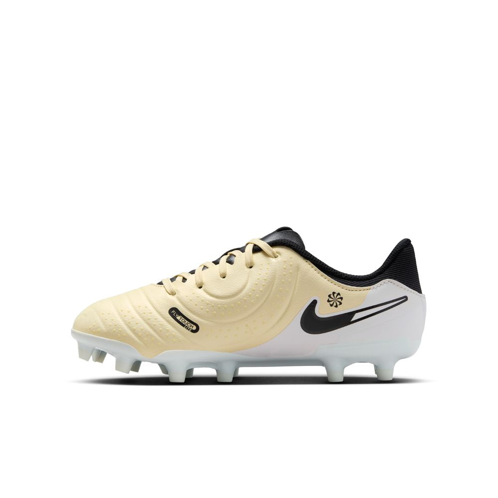 Nike Tiempo Legend Academy 10 FG Junior Football Boots Lemonande Black Metallic Gold