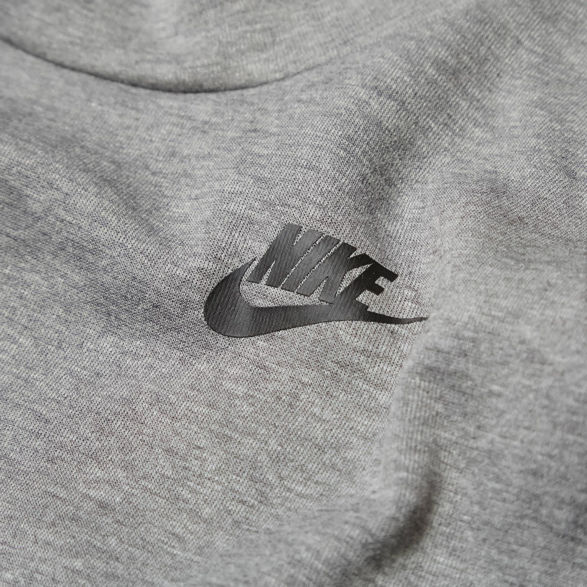 Nike Women's Tech Fleece Hoodie Carbon Heather Black