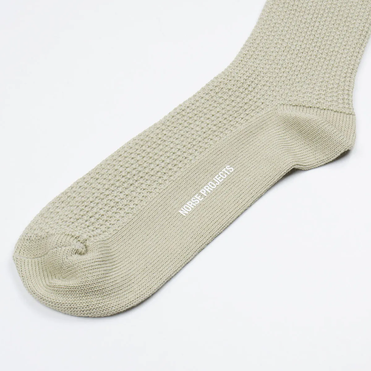 Norse Projects - Bjarki Socks - Oatmeal Texture.