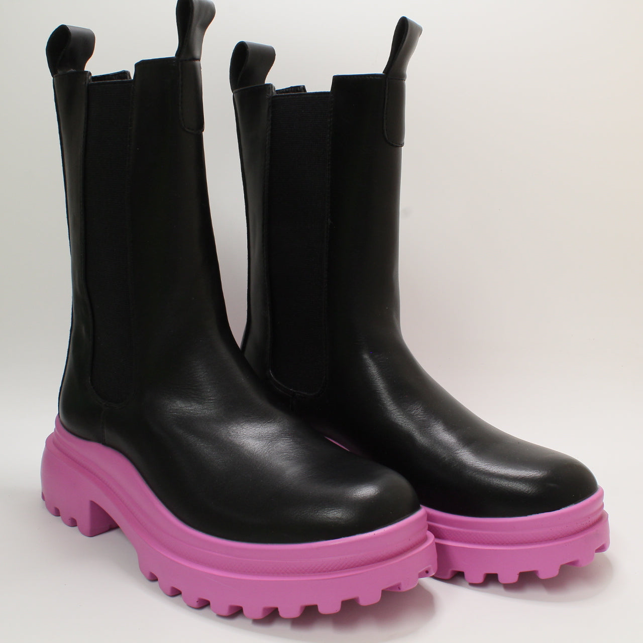 Odd Sizes - Women's Raid Classic Wave Boots Black Pink - UK Sizes 6 (Right) / 5 (Left)