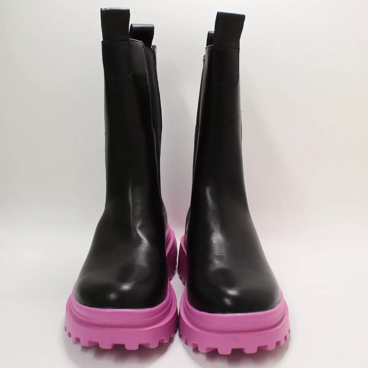 Odd Sizes - Womens Raid Classic Wave Boots Black Pink - UK Sizes Right 6/Left 5