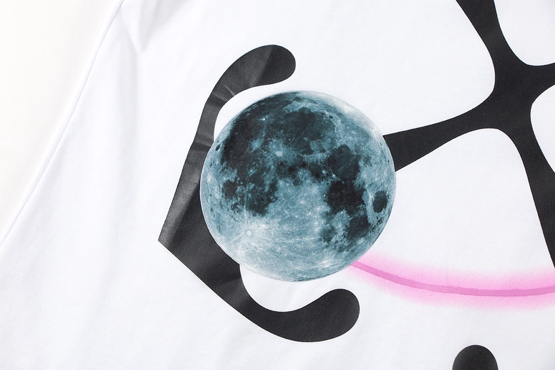 Off-White 24SS double moon arrow print tee, White 2.27