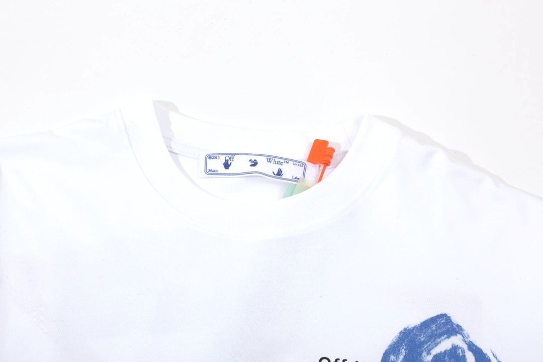 OFF-WHITE cloud arrow LOGO tee, white, short-sleeved shirt, 12.12 sale