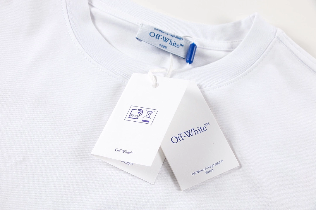 Off-White fluorescent camera frame arrow print short-sleeved T-shirt White 2.27 - shop now