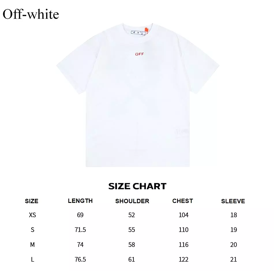 OFF-WHITE Inkjet arrow LOGO tee White 12.12