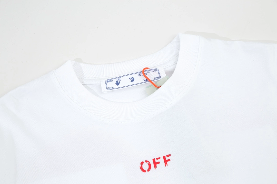 OFF-WHITE Inkjet arrow LOGO tee White 12.12