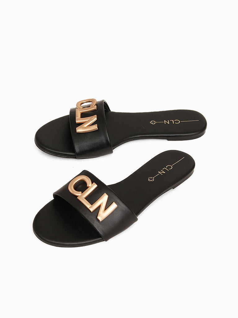 Olympia Flat Slides for Women - Stylish and Comfortable