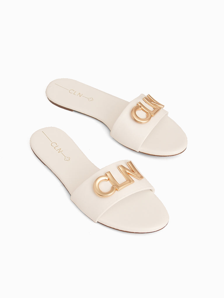 Olympia Flat Slides for Women - Stylish and Comfortable