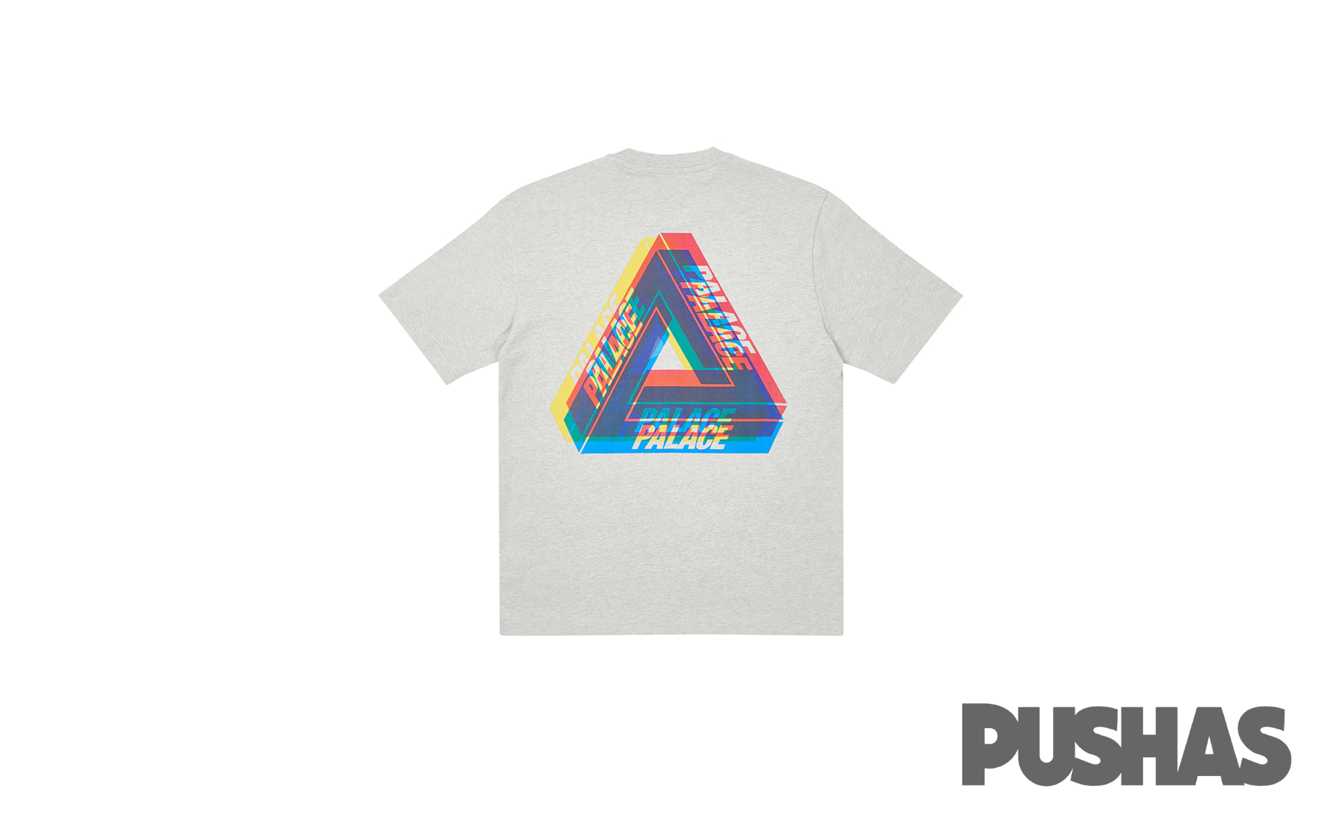 Palace Tri-Ferg Grey Marl T-shirt (2020)