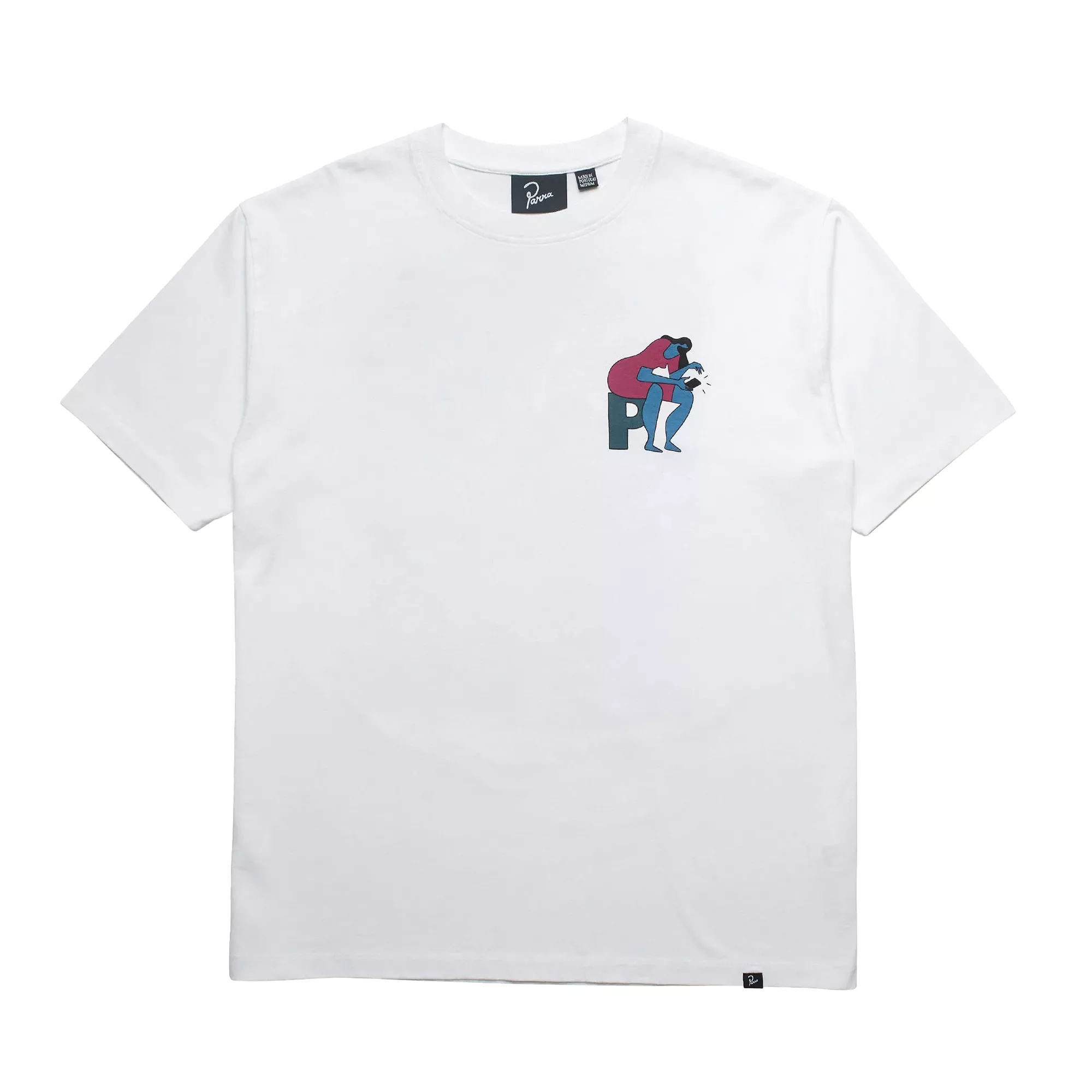 Parra Insecure Days T-Shirt White 50200 - Buy Online Now