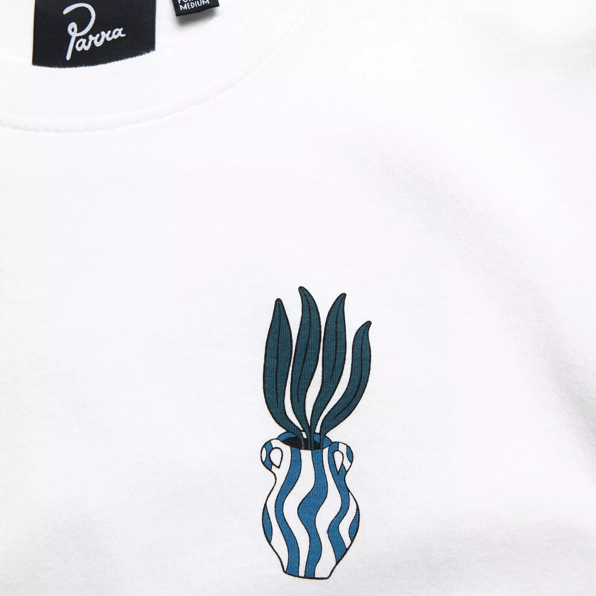 Parra Kick The Vase T-Shirt in White - Product Code 50101