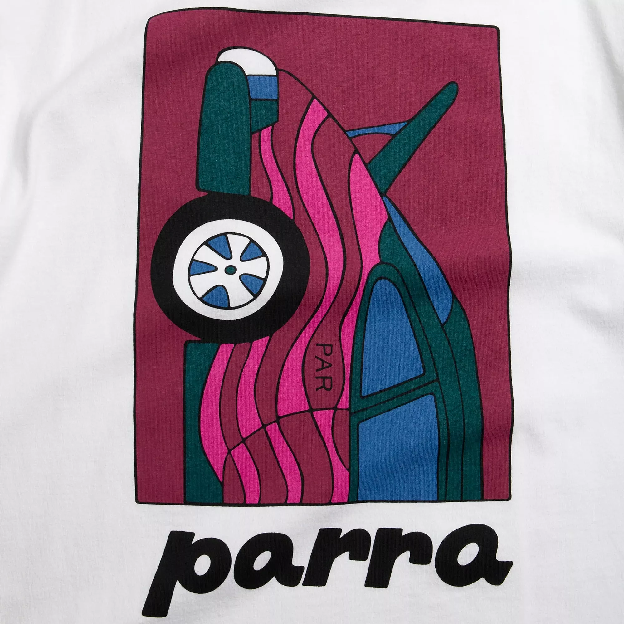 Parra No Parking Tee White