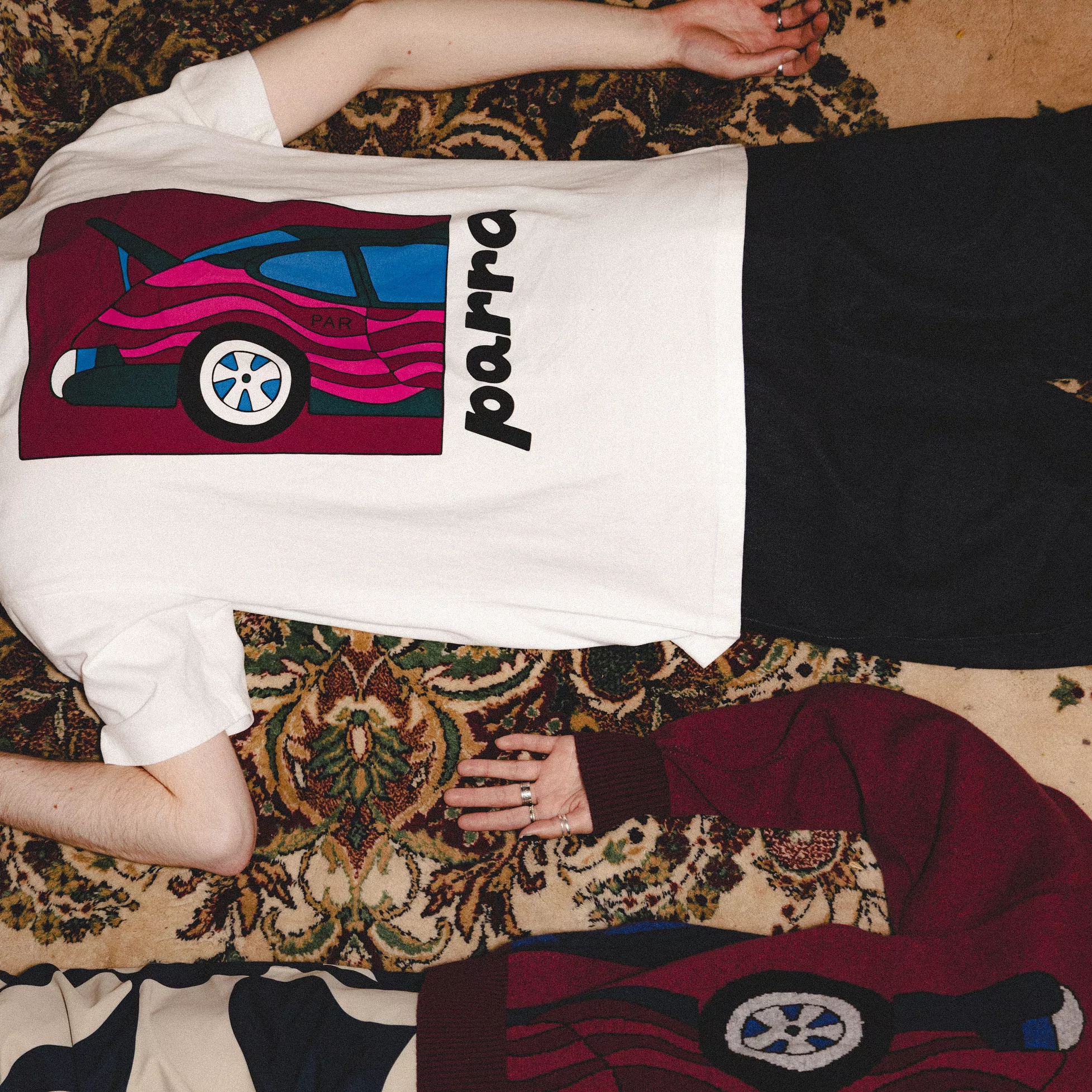 Parra No Parking Tee White