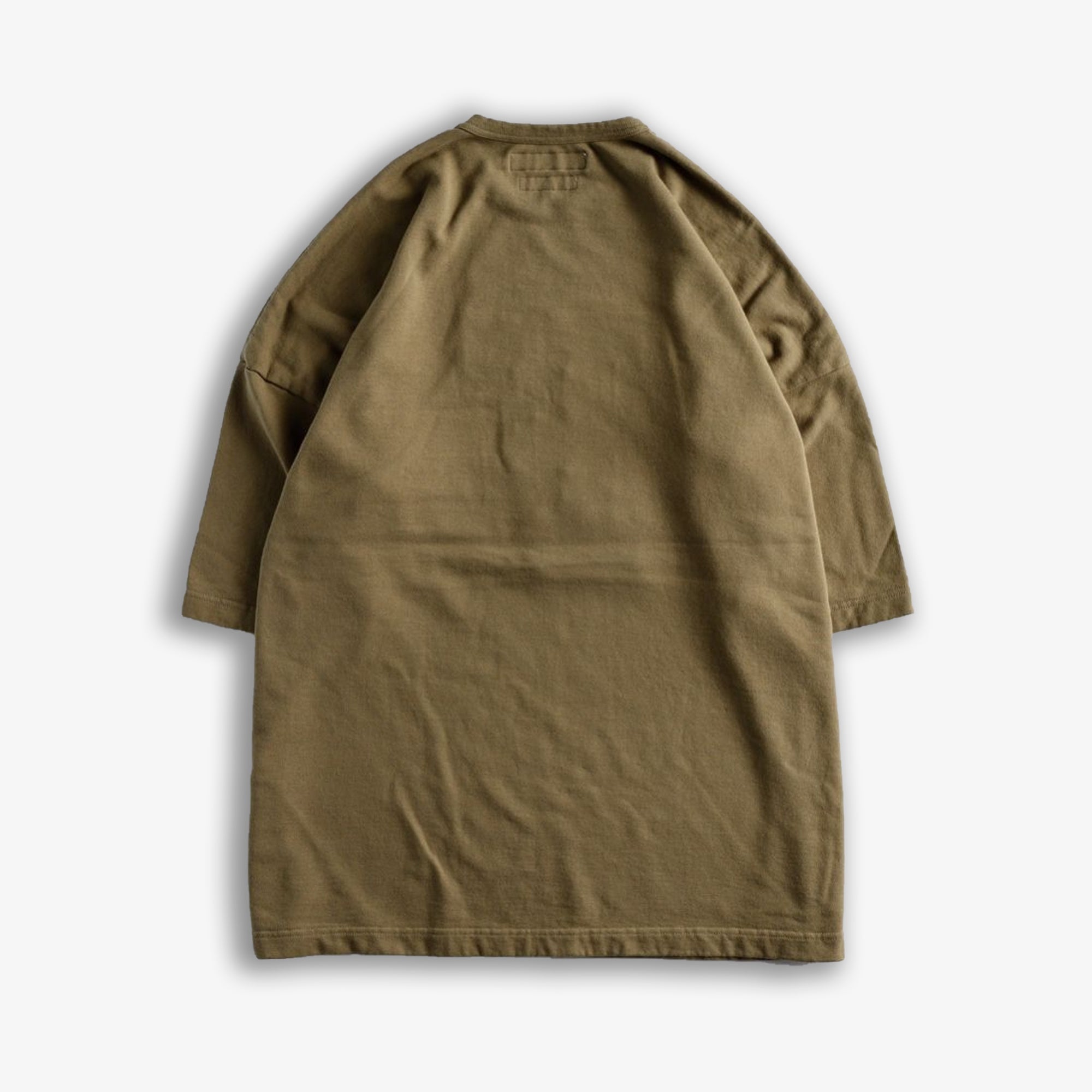 Patchwork Khaki Sweat Tee